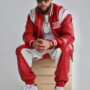 Red Leather Suit