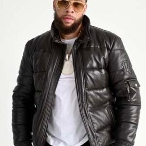 Loddo Grand Leather Bubble Coat