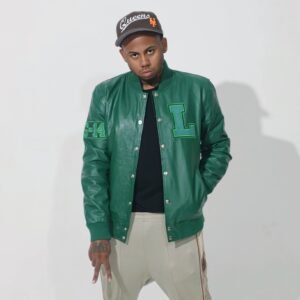 LODDO GRAND "GREEN" LEATHER VARSITY