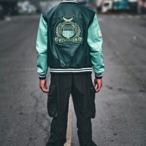 Loddo Grand Leather Varsity Jacket